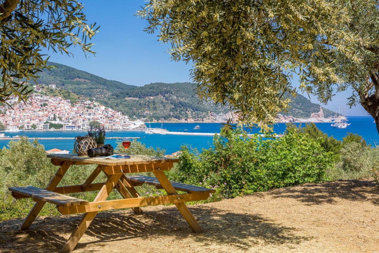 Olive Grove Apartment Skopelos Town Bagian luar foto