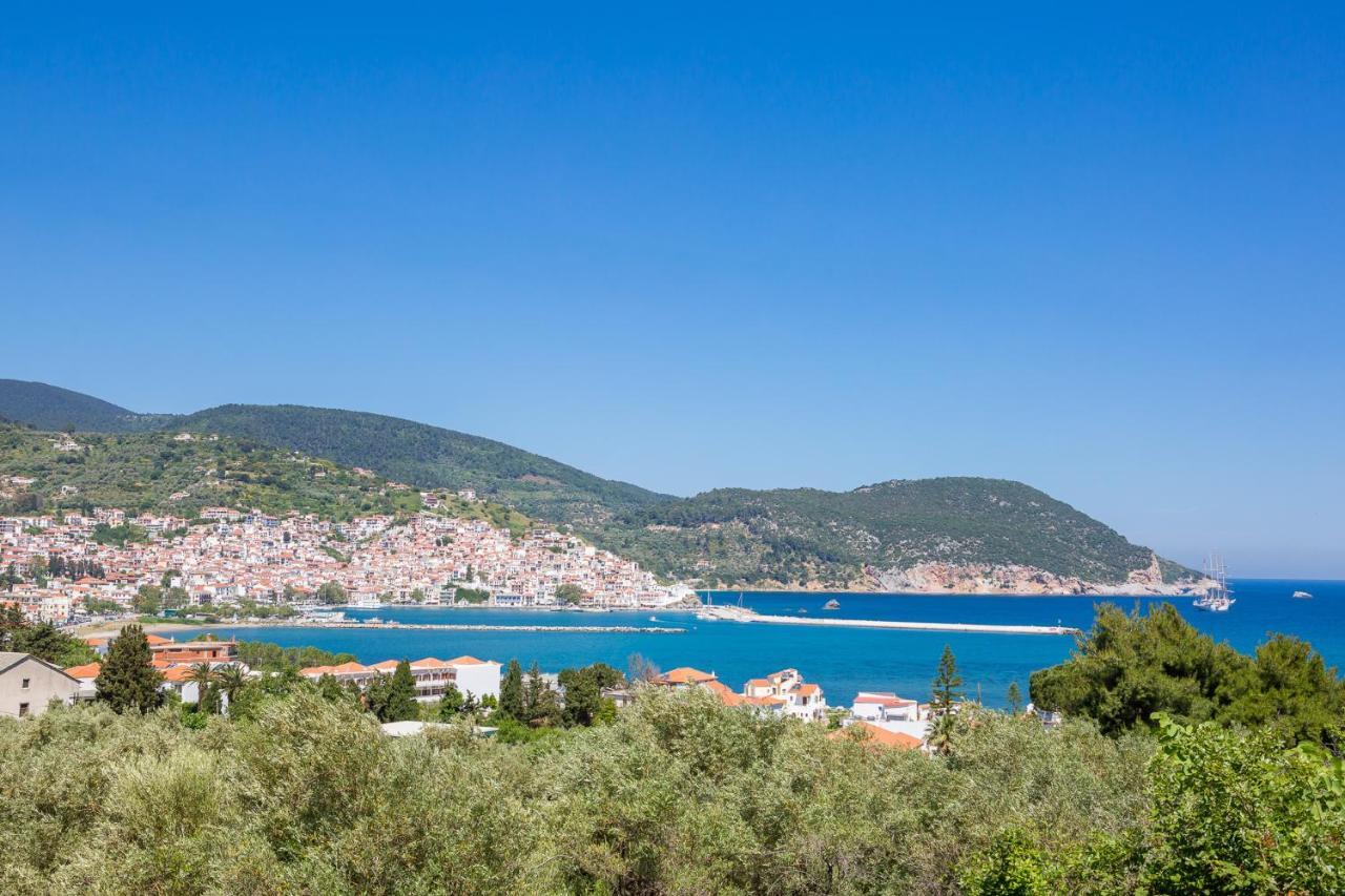 Olive Grove Apartment Skopelos Town Bagian luar foto